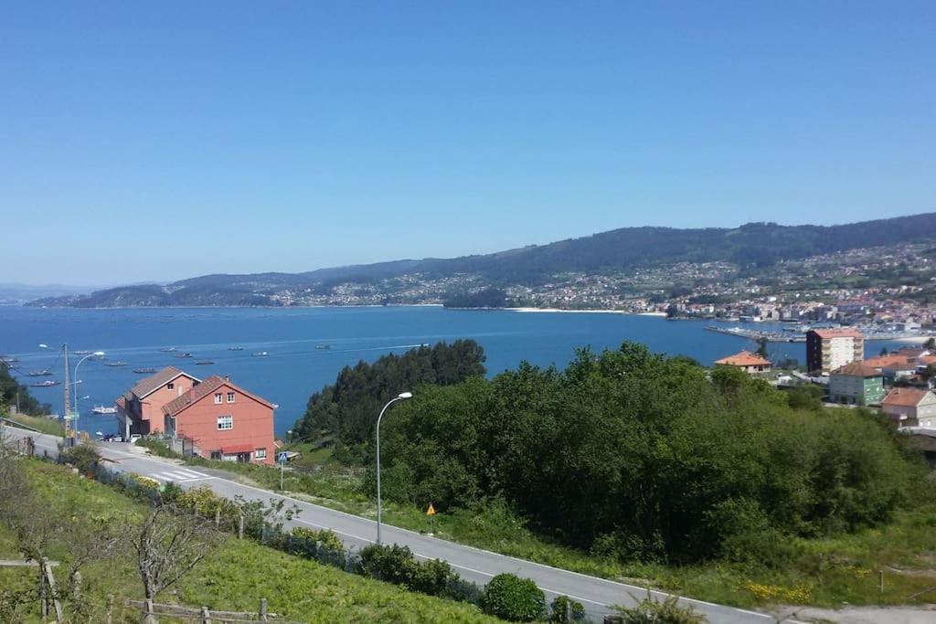 Apartamento Con Terraza Y Vistas Al Mar Bueu Εξωτερικό φωτογραφία